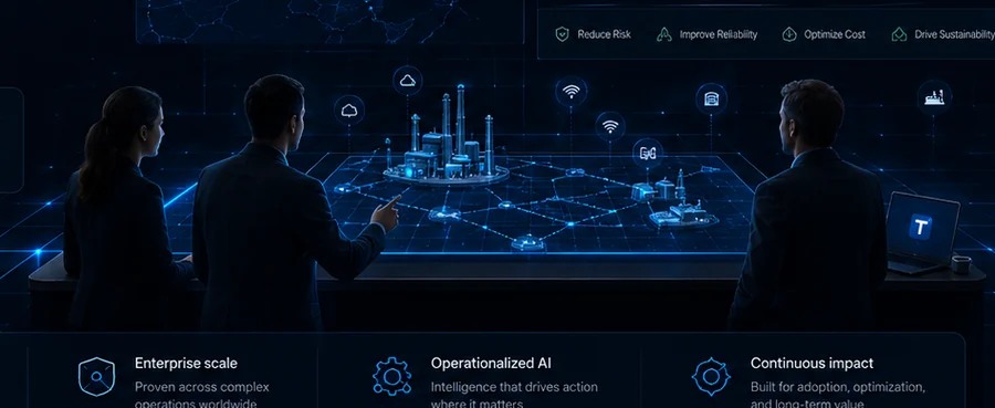 Connected operational transformation workshop visualization using Tranzol operational intelligence